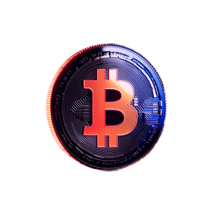 Tarjeta flotante con visualización de datos sobre análisis del mercado de criptomonedas